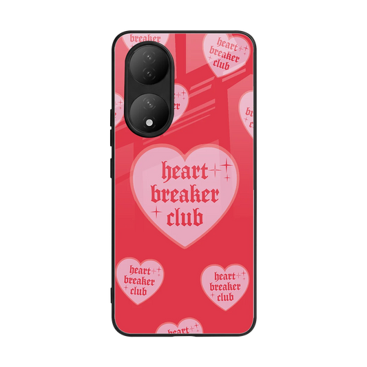 Heart Breaker Club back phone cover | glass case for Vivo-y100