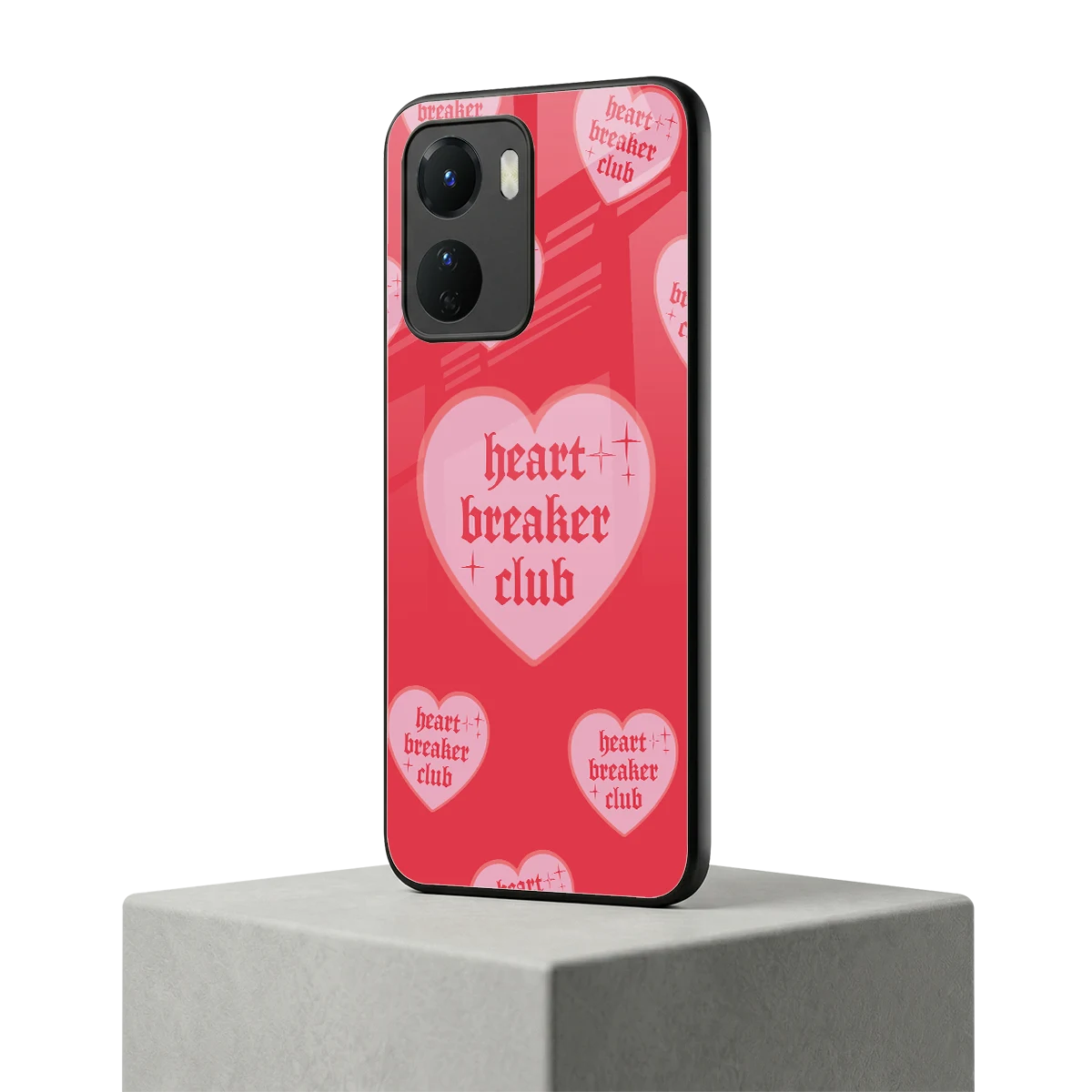 Heart Breaker Club vivo y16 mobile cover | shockproof glass phone case