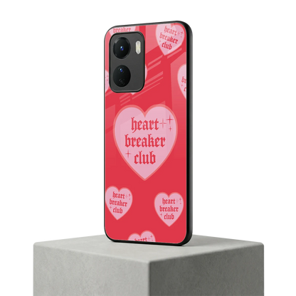 Heart Breaker Club vivo y16 mobile cover | shockproof glass phone case