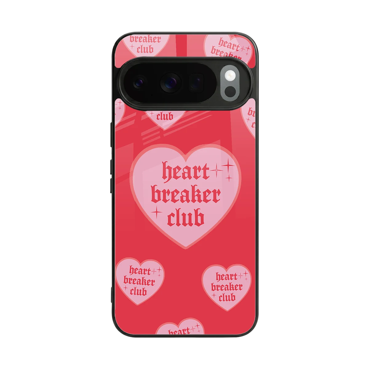 Heart Breaker Club back phone cover | glass case for google pixel 10 pro
