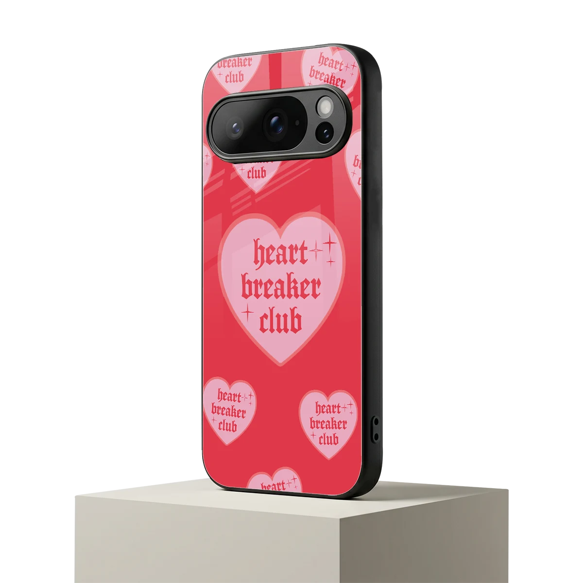 Heart Breaker Club google pixel 10 pro mobile cover | shockproof glass phone case