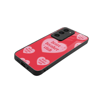 Heart Breaker Club stylish phone case for redmi 15 5g | glossy glass and slim fit