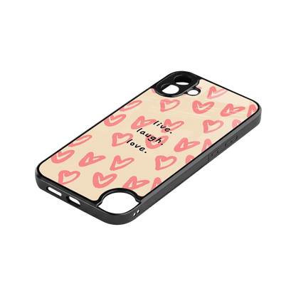 Heart Flow stylish phone case for cmf nothing phone 1 | glossy glass and slim fit