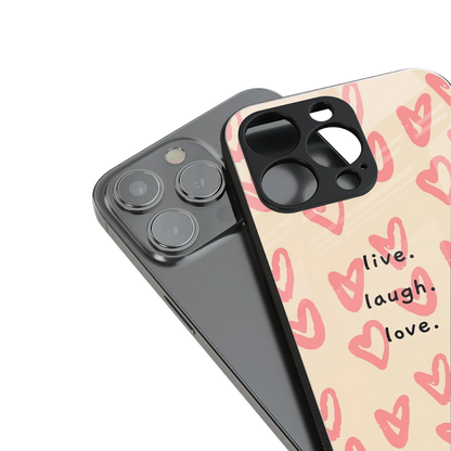 Heart Flow stylish phone case for iphone xs max | glossy glass and slim fit