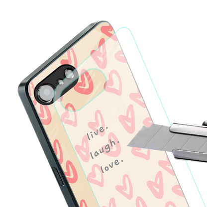 Heart Flow stylish phone case for iphone 16e | glossy glass and slim fit