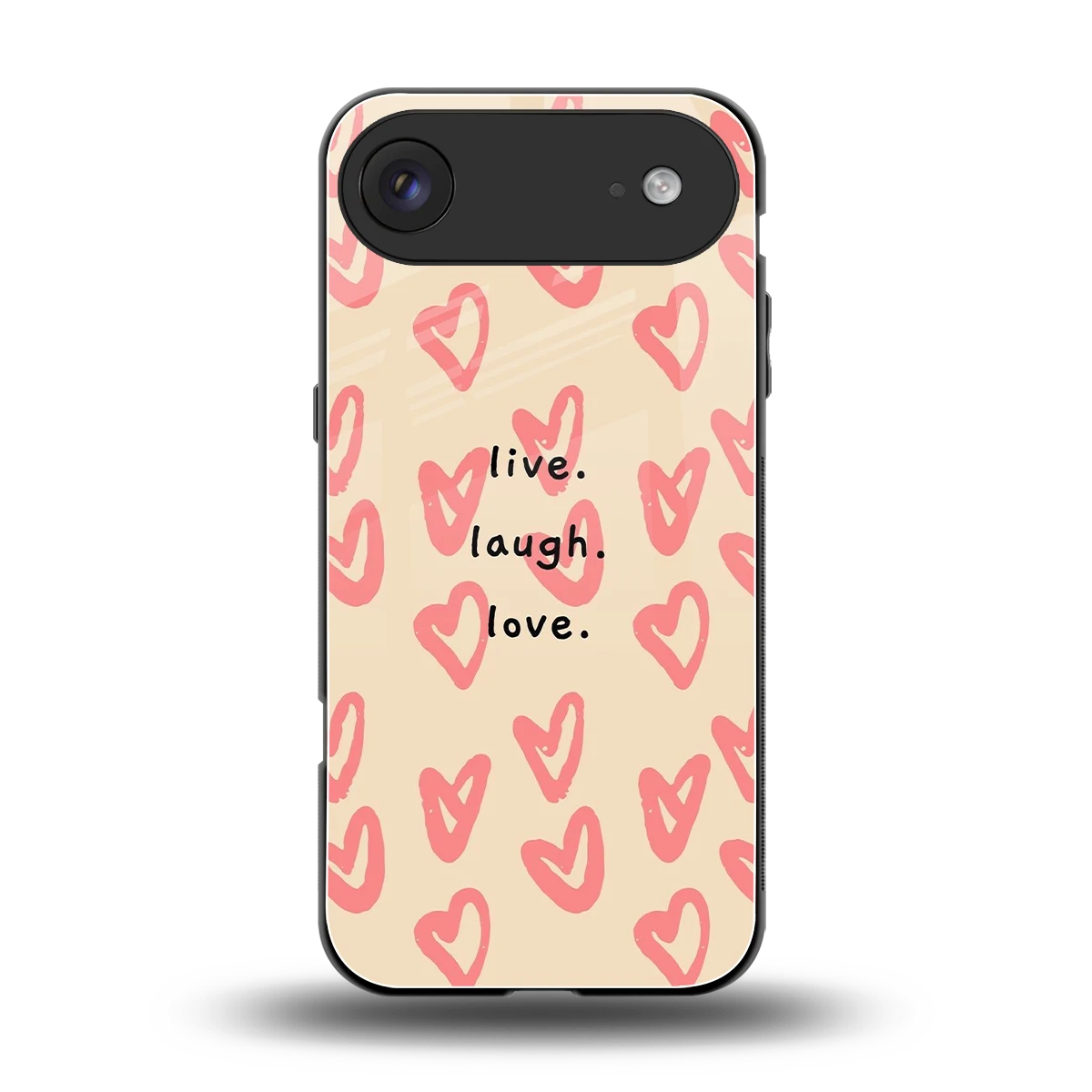 Heart Flow back phone cover | glass case for iphone air