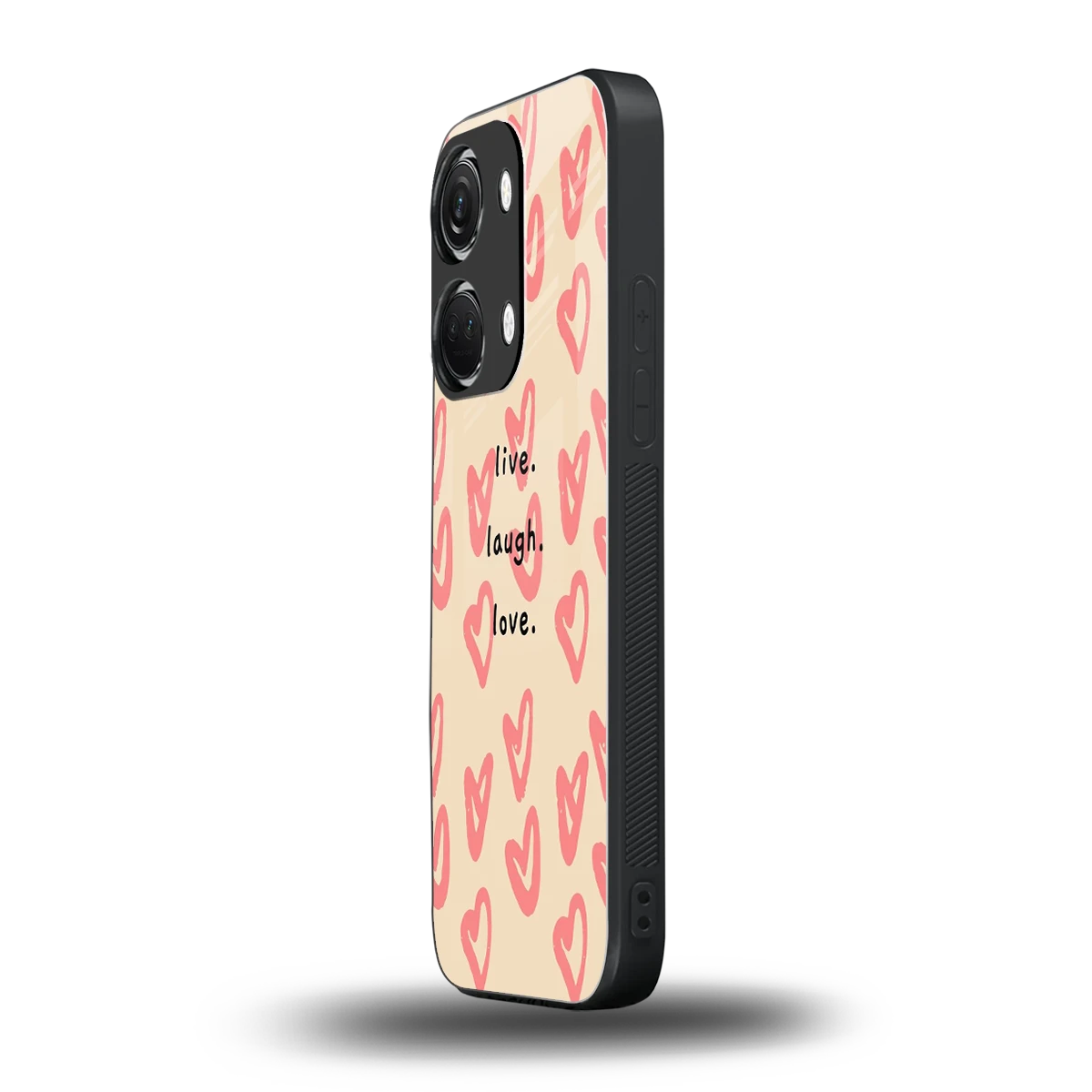 Heart Flow oneplus nord 3 mobile cover | shockproof glass phone case