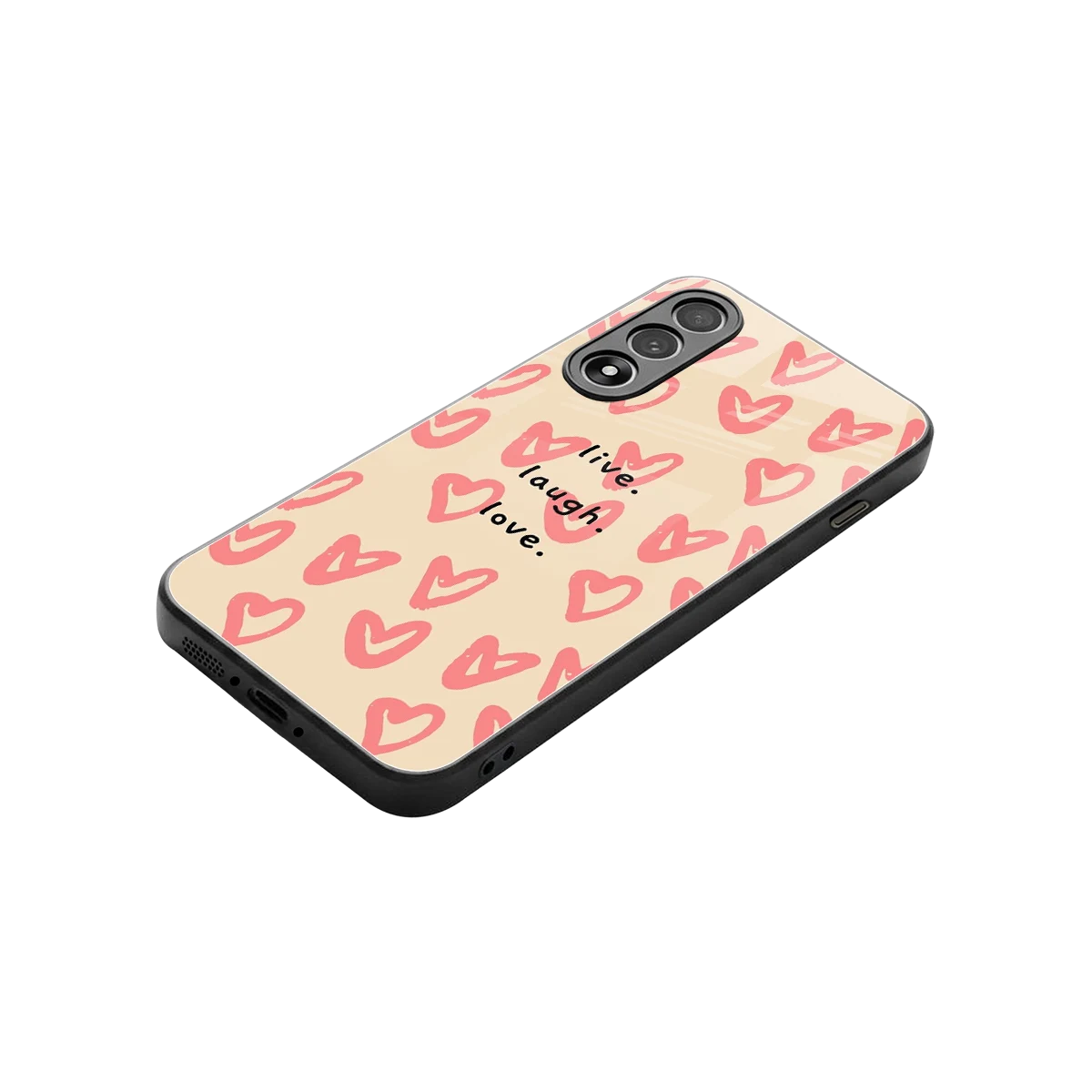 Heart Flow stylish phone case for oneplus nord 5 | glossy glass and slim fit