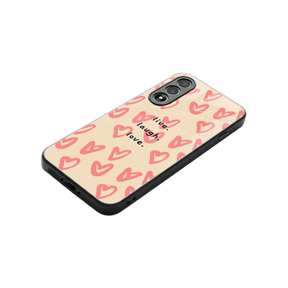 Heart Flow stylish phone case for oneplus nord 5 | glossy glass and slim fit