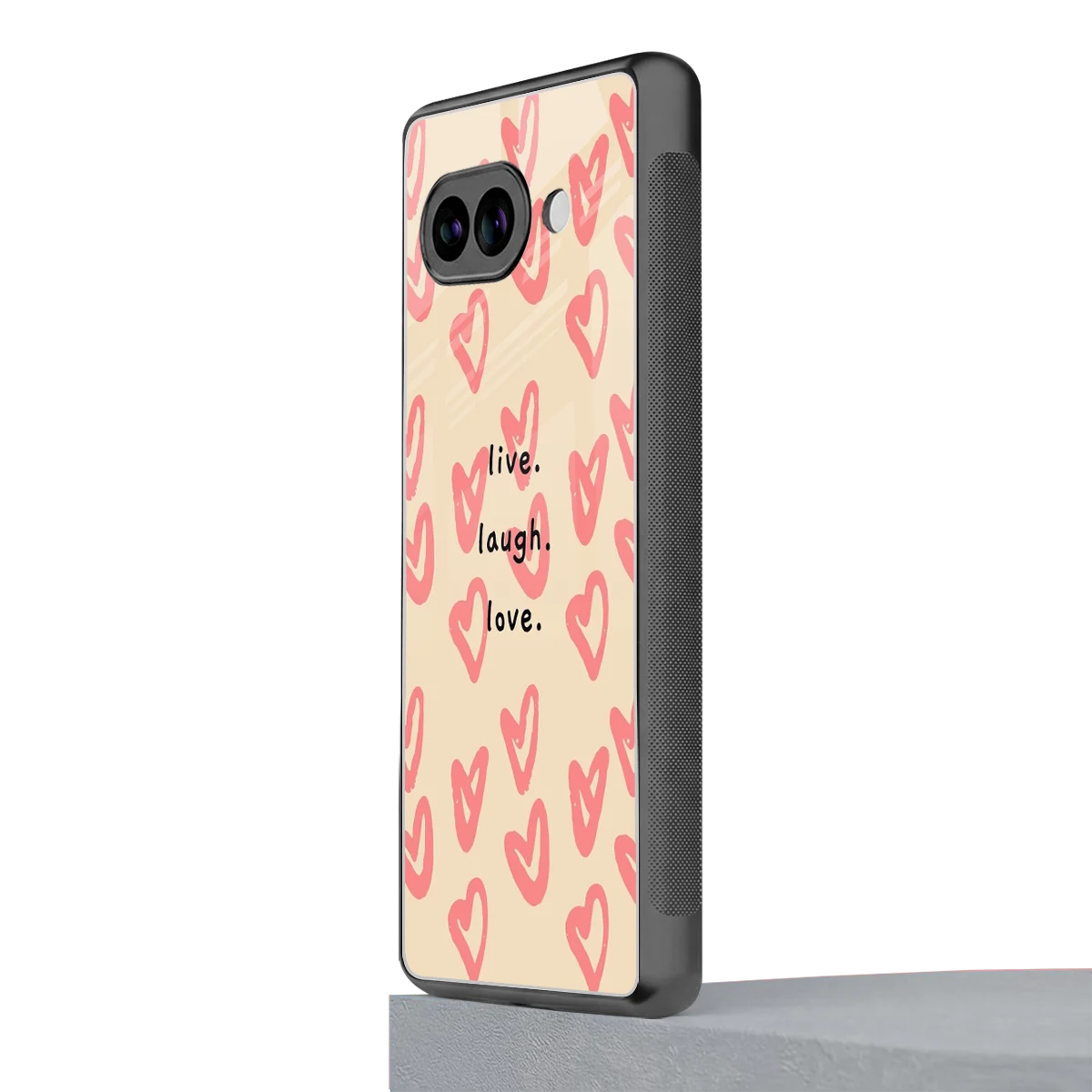 Heart Flow google pixel 10a mobile cover | shockproof glass phone case