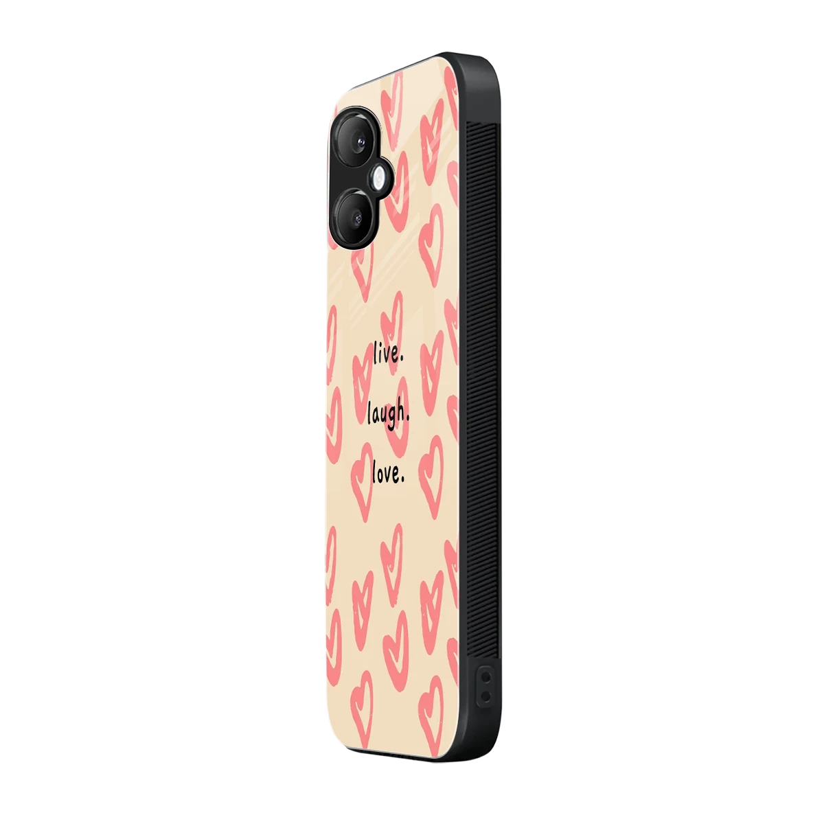 Heart Flow samsung galaxy a06 5g mobile cover | shockproof glass phone case