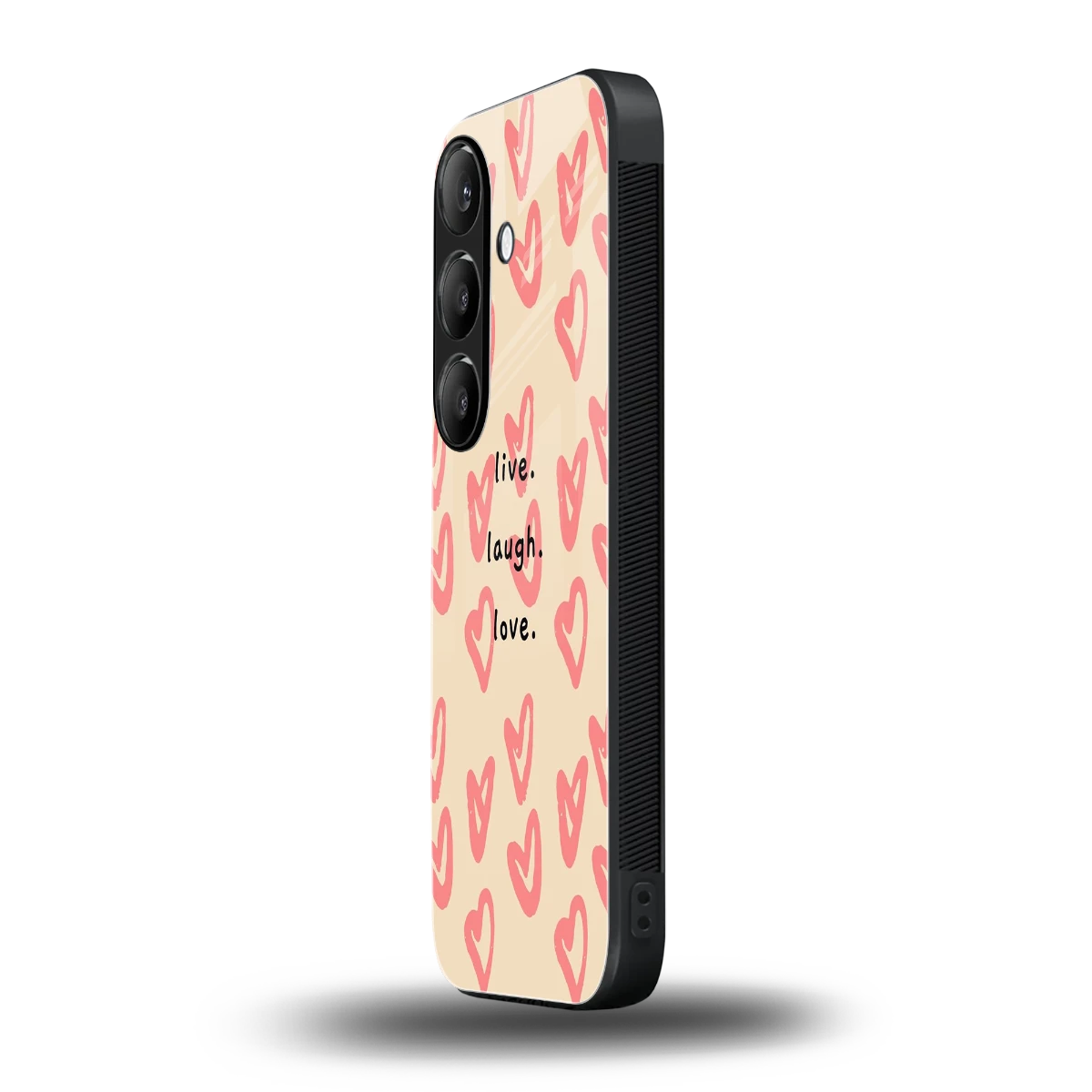 Heart Flow samsung galaxy s24 mobile cover | shockproof glass phone case