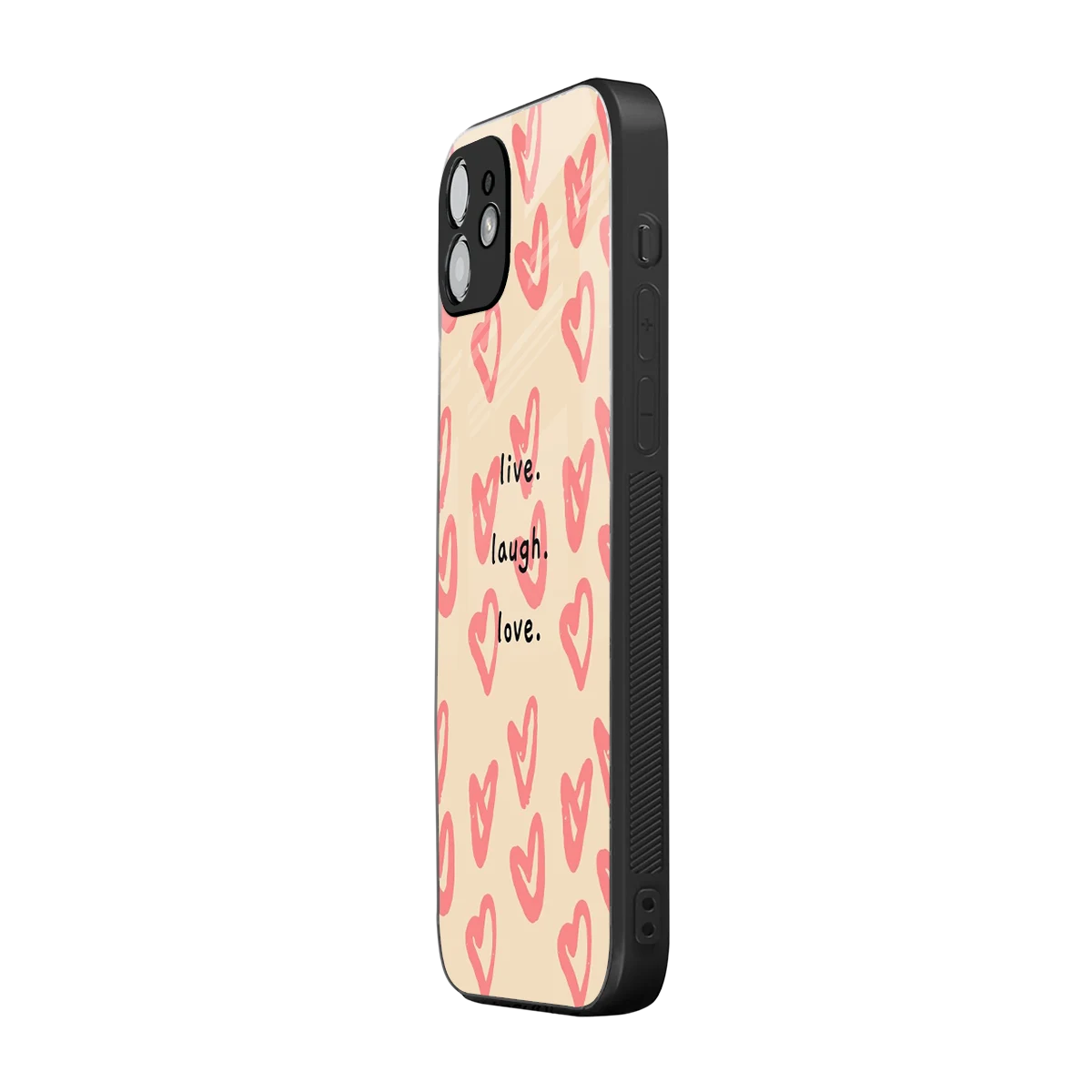 Heart Flow iphone 11 mobile cover | shockproof glass phone case