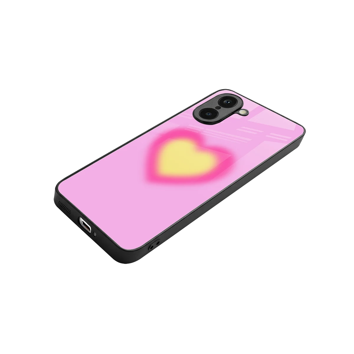Heart Spectrum stylish phone case for oneplus nord ce5 5g | glossy glass and slim fit