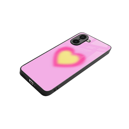 Heart Spectrum stylish phone case for oneplus nord ce5 5g | glossy glass and slim fit