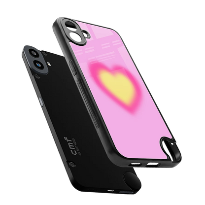 Heart Spectrum sleek cmf nothing phone 1 cover with tempered glass back and TPU edges