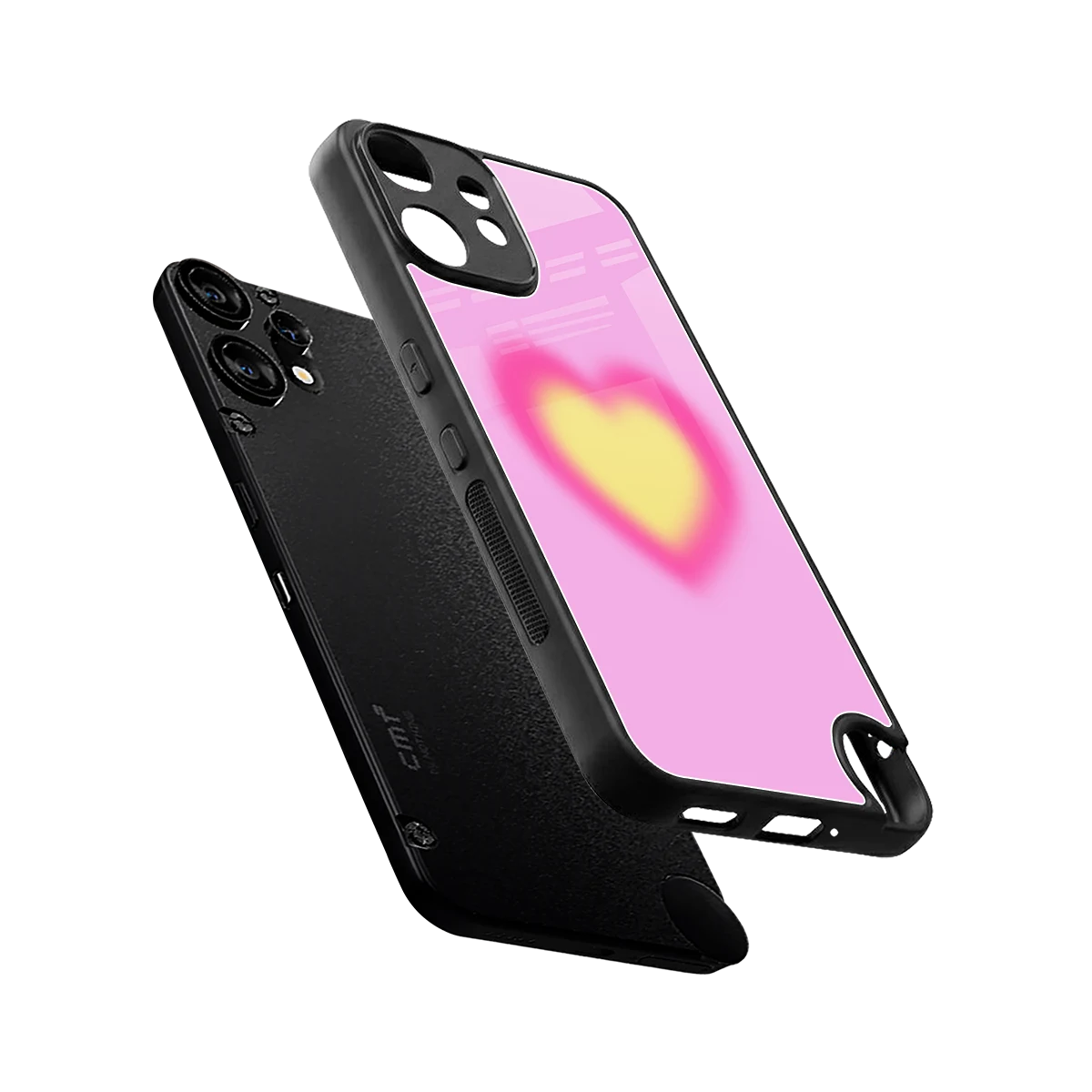 Heart Spectrum sleek cmf nothing phone 2 pro cover with tempered glass back and TPU edges