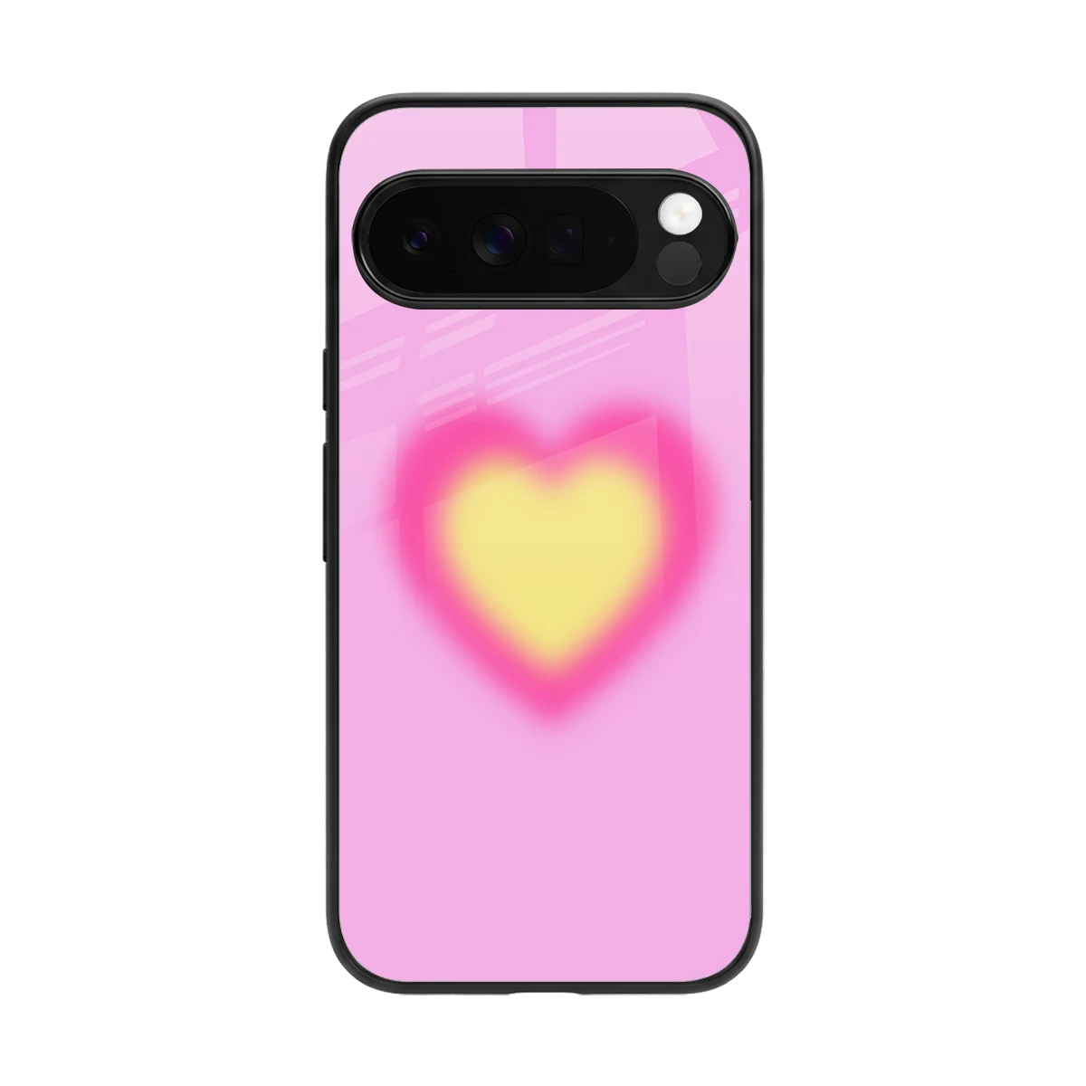 Heart Spectrum back phone cover | glass case for google pixel 10 pro xl