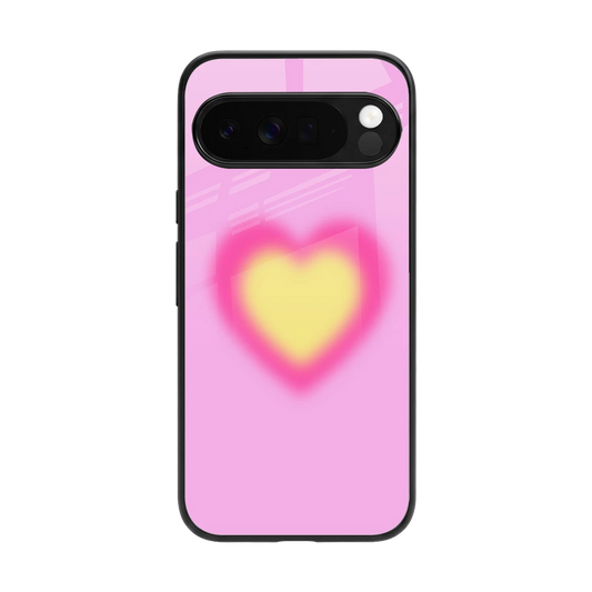 Heart Spectrum back phone cover | glass case for google pixel 10 pro xl
