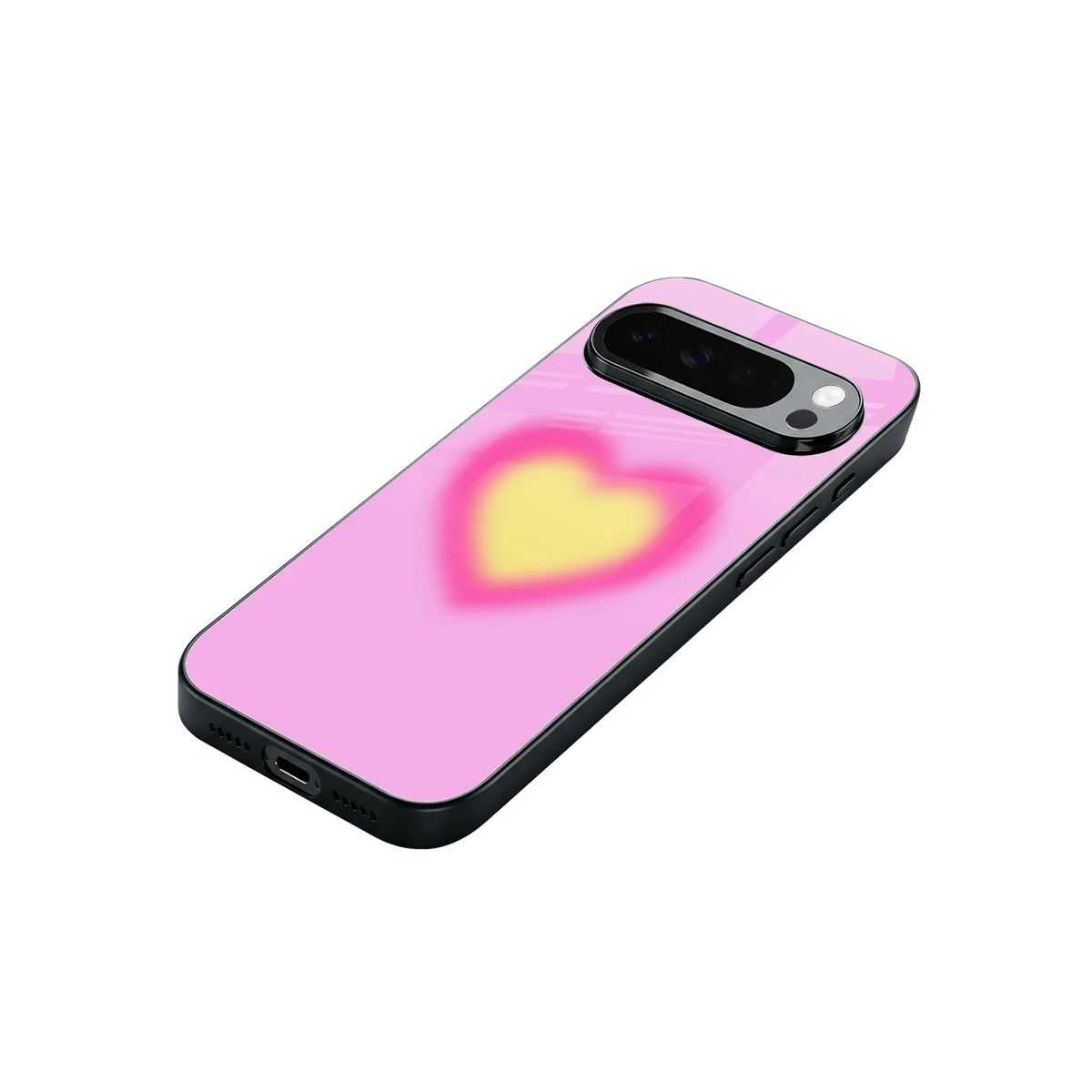 Heart Spectrum stylish phone case for google pixel 10 pro xl | glossy glass and slim fit