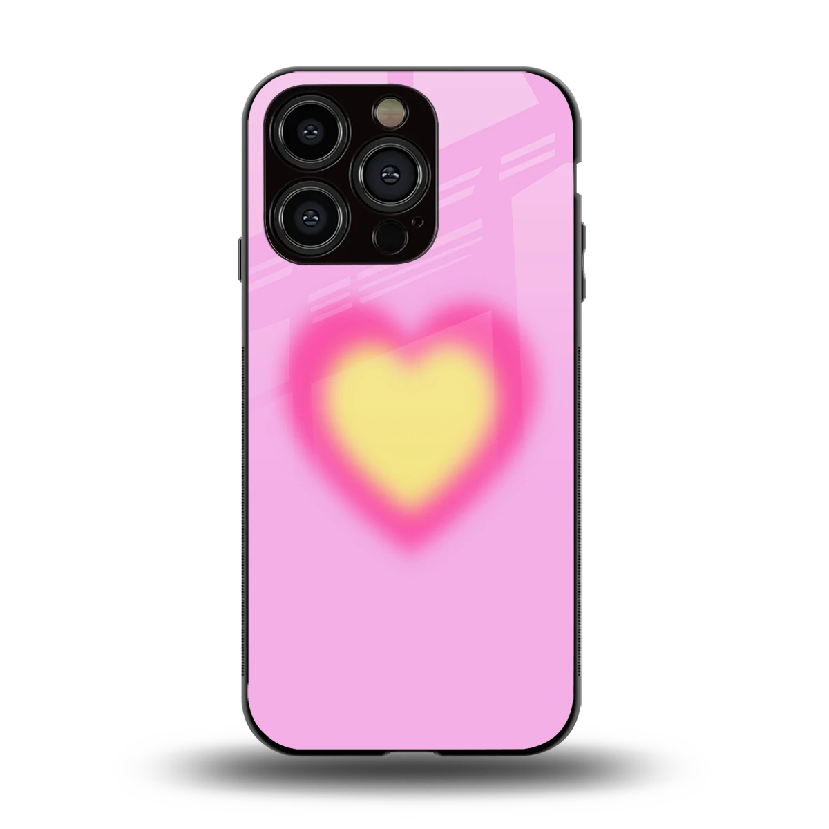 Heart Spectrum back phone cover | glass case for iphone 13 pro