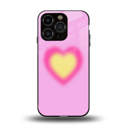 Heart Spectrum back phone cover | glass case for iphone 13 pro