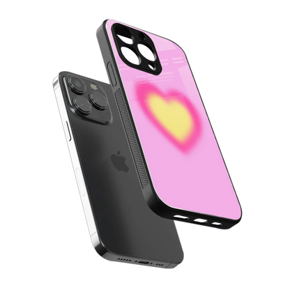 Heart Spectrum sleek iphone 13 pro cover with tempered glass back and TPU edges