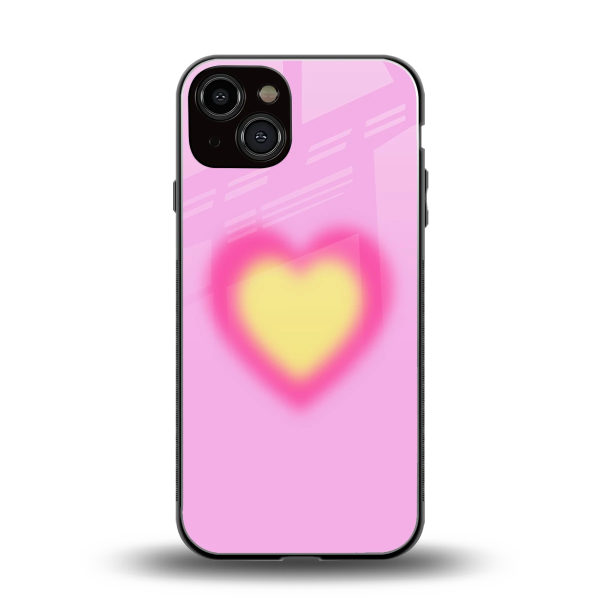 Heart Spectrum back phone cover | glass case for iphone 14
