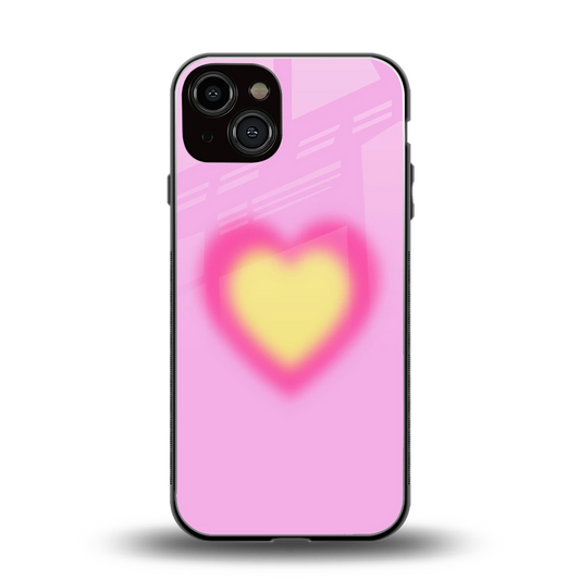 Heart Spectrum back phone cover | glass case for iphone 14