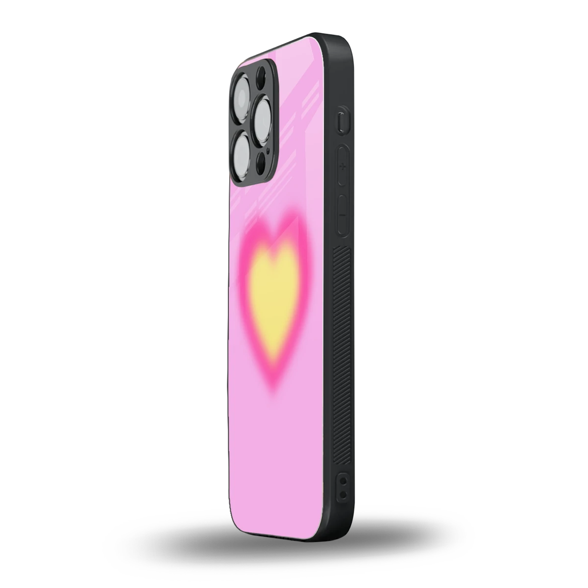 Heart Spectrum iphone 15 pro max mobile cover | shockproof glass phone case