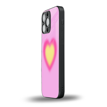 Heart Spectrum iphone 15 pro max mobile cover | shockproof glass phone case