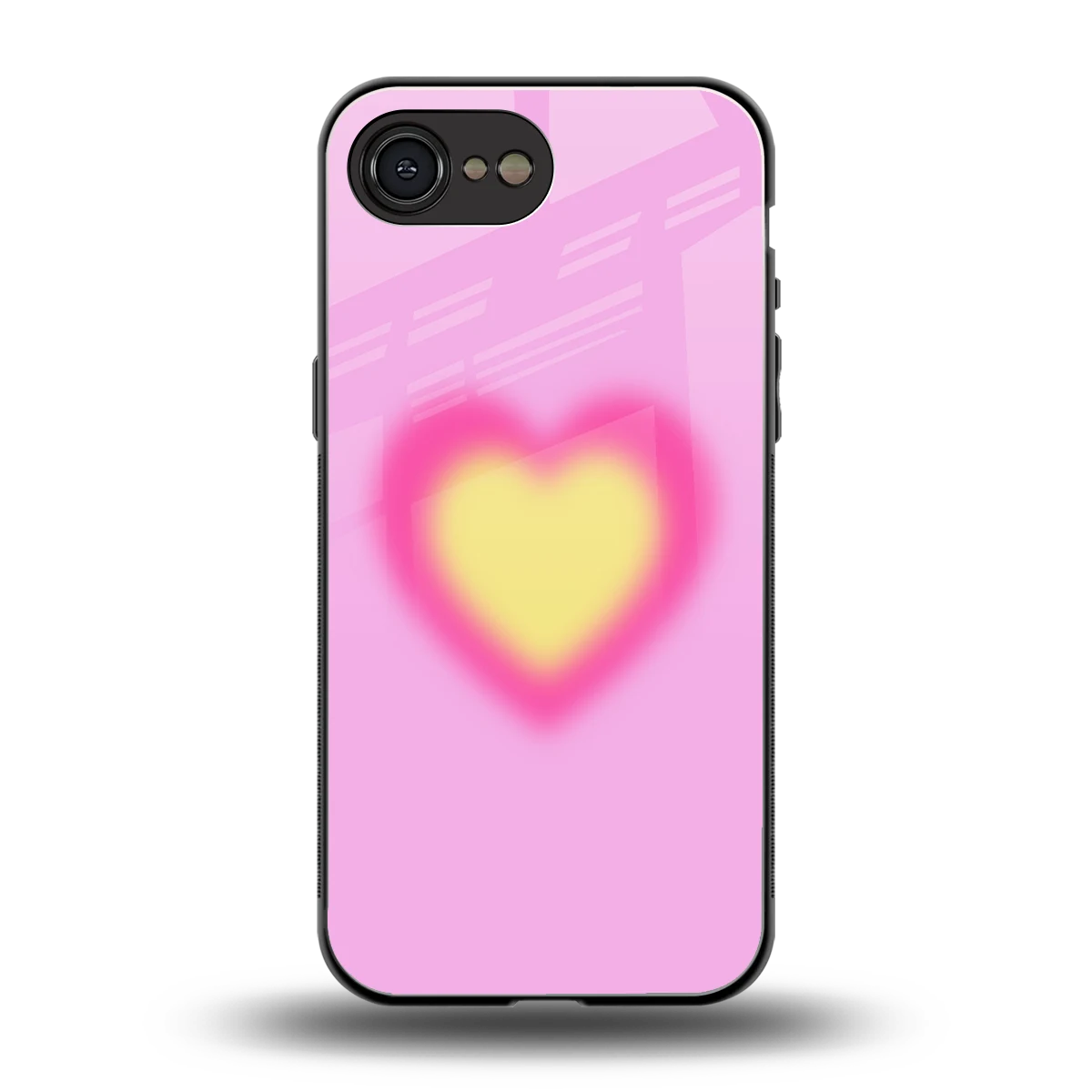 Heart Spectrum back phone cover | glass case for iphone 16e