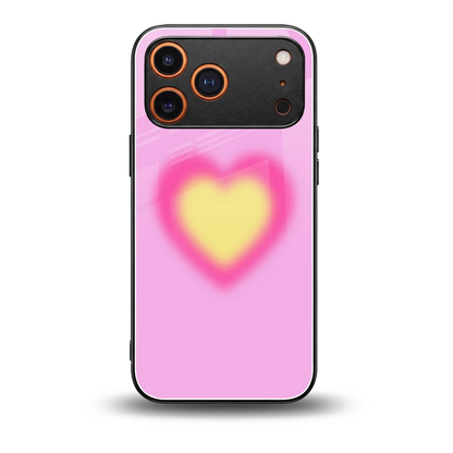 Heart Spectrum back phone cover | glass case for iphone 17 pro max