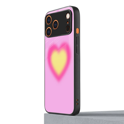 Heart Spectrum iphone 17 pro max mobile cover | shockproof glass phone case
