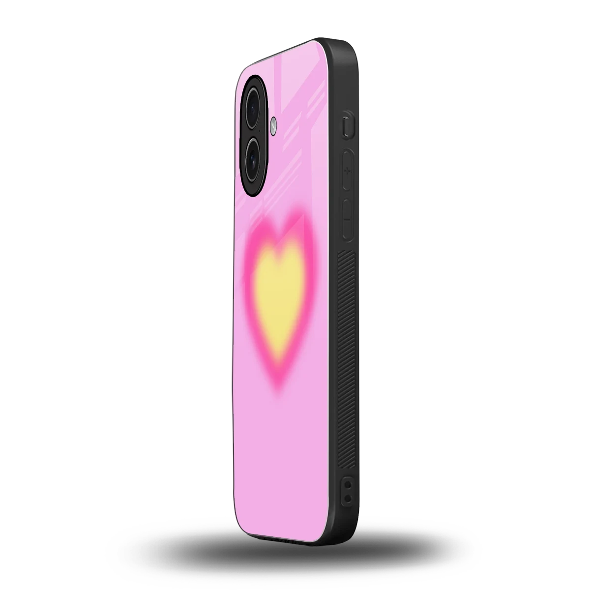 Heart Spectrum iphone 17 mobile cover | shockproof glass phone case