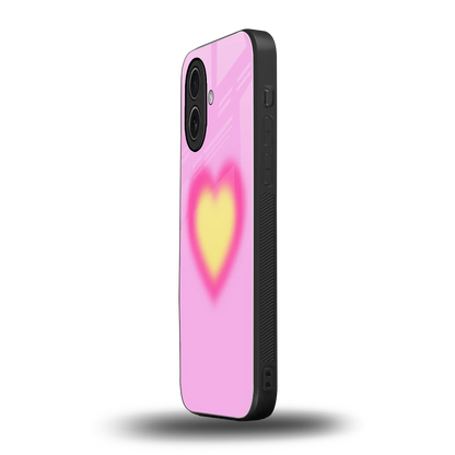Heart Spectrum iphone 17 mobile cover | shockproof glass phone case