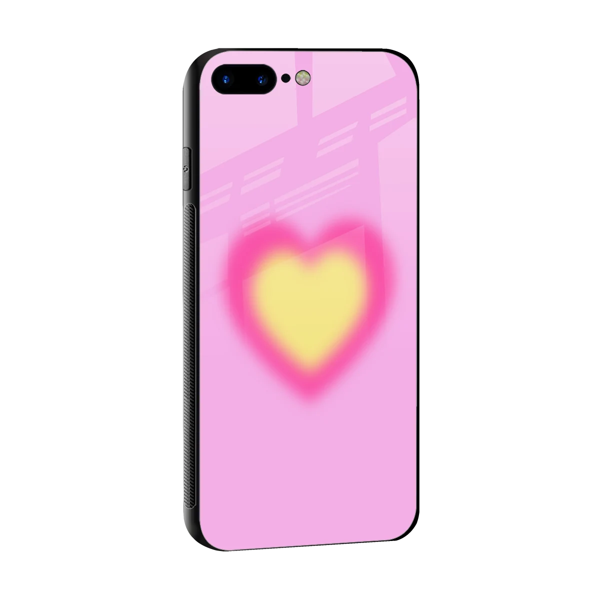 Heart Spectrum sleek iphone 7 plus cover with tempered glass back and TPU edges