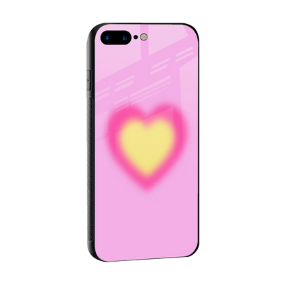 Heart Spectrum sleek iphone 7 plus cover with tempered glass back and TPU edges