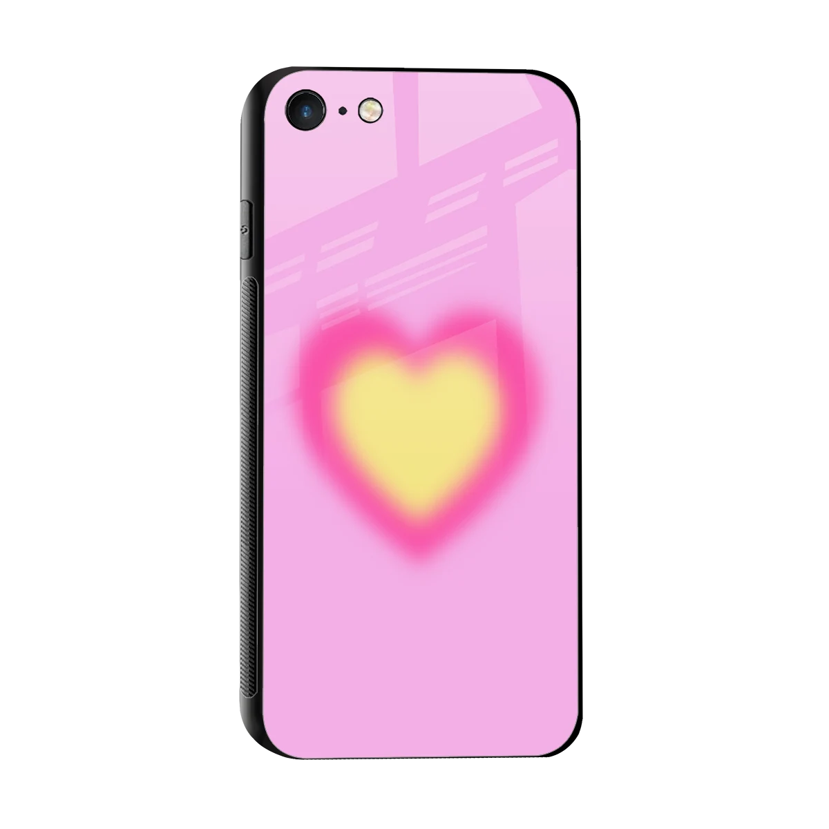 Heart Spectrum sleek iphone 7 cover with tempered glass back and TPU edges