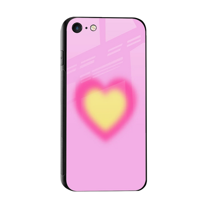Heart Spectrum sleek iphone 7 cover with tempered glass back and TPU edges