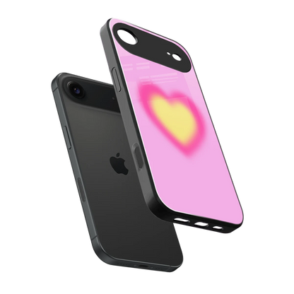Heart Spectrum sleek iphone air cover with tempered glass back and TPU edges
