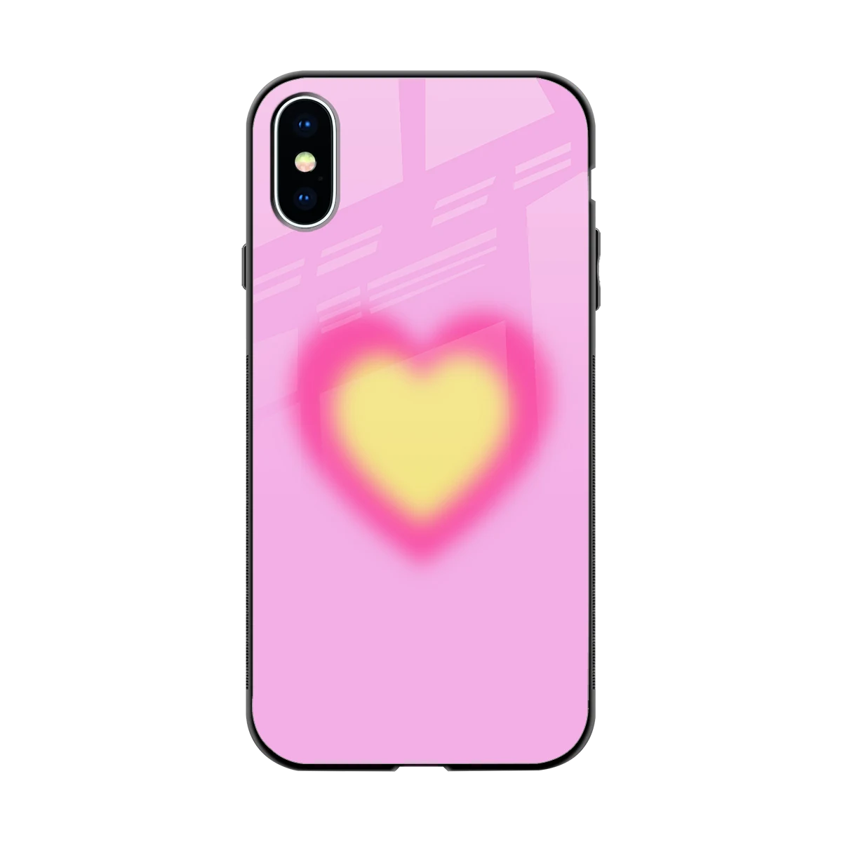 Heart Spectrum back phone cover | glass case for iphone xs