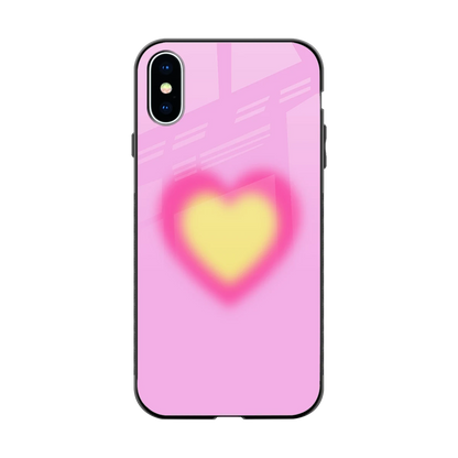 Heart Spectrum back phone cover | glass case for iphone xs