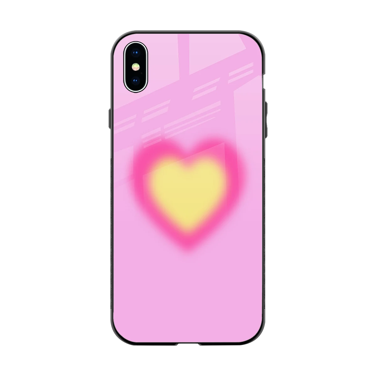 Heart Spectrum back phone cover | glass case for iphone xs max