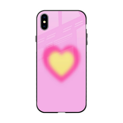 Heart Spectrum back phone cover | glass case for iphone xs max
