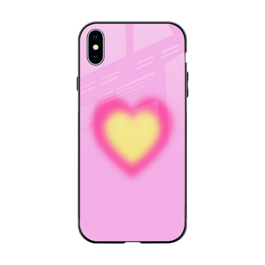 Heart Spectrum back phone cover | glass case for iphone xs max