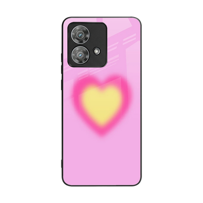 Heart Spectrum back phone cover | glass case for motorola edge 40 neo 5g