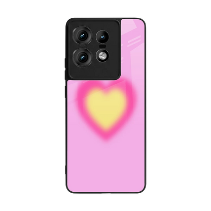 Heart Spectrum back phone cover | glass case for motorola edge 50 pro