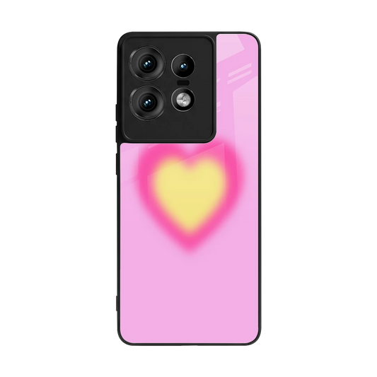 Heart Spectrum back phone cover | glass case for motorola edge 50 pro