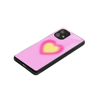 Heart Spectrum stylish phone case for nothing phone 1 | glossy glass and slim fit